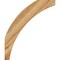 Ekena Millwork 4"W x 22"D x 26"H Thorton Rough Sawn Knee Brace, Western Red Cedar BRC04X22X26THR00RWR - alternate 3